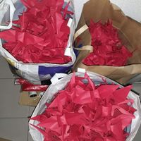 Grues origamis grandes et moyennes grandes