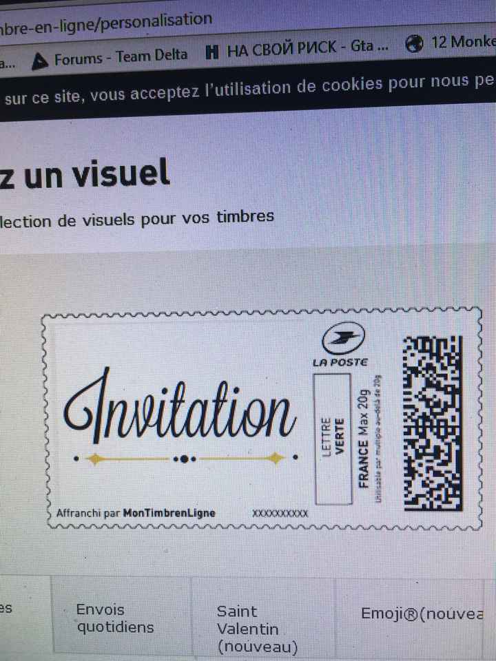  Faire parts prêts à envoyer !! - 6