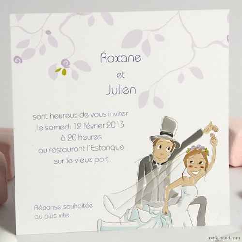 faire part intérieur