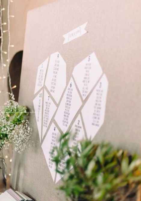 Modèle à personnaliser avec bouteilles dessous portant les numéros des tables et correspondant à un 