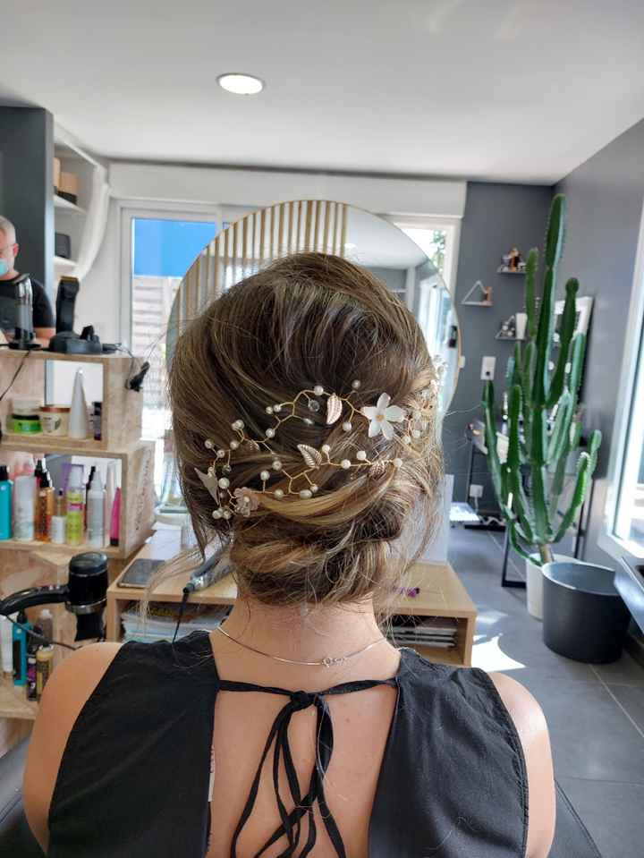 Essai coiffure mariage J-10 - 1