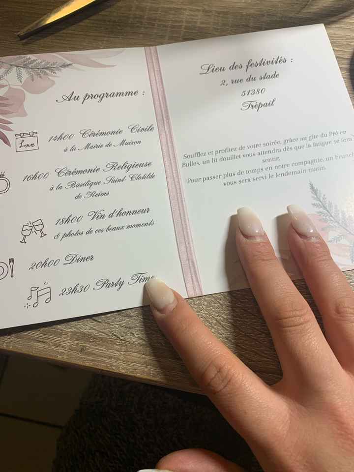 Faire part de mariage - 1