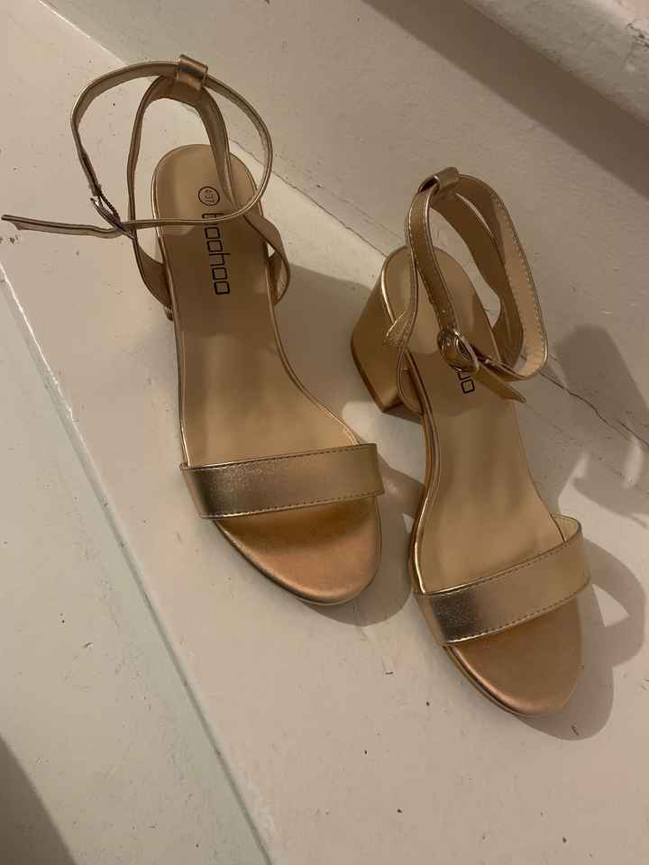Chaussures Dorée ou rose gold? - 1