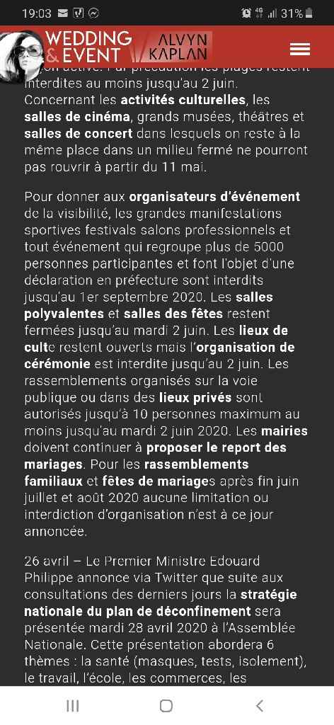 Covid-19 et mariage - 1