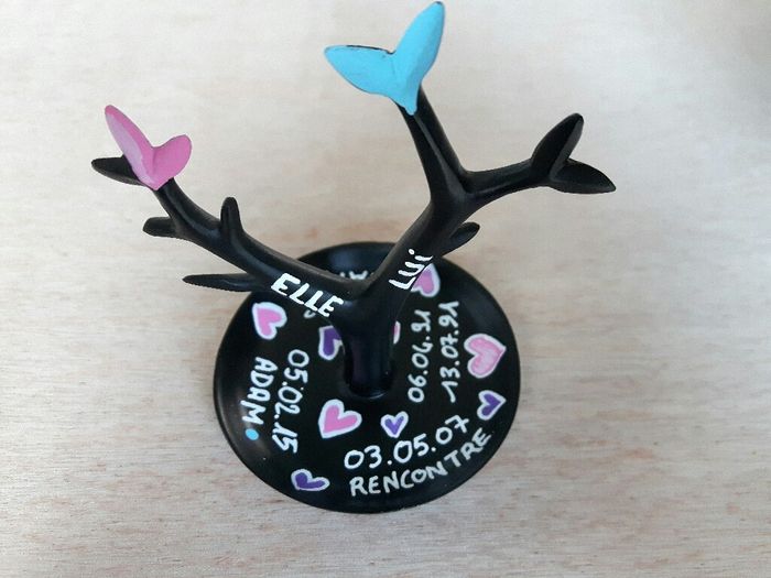 Essai diy deco urne et porte alliance - 2