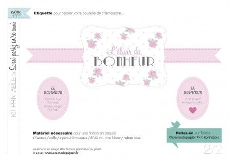 Etiquettes à bouteilles