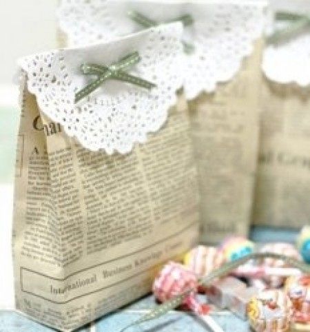 Beaux sacs invités idée!