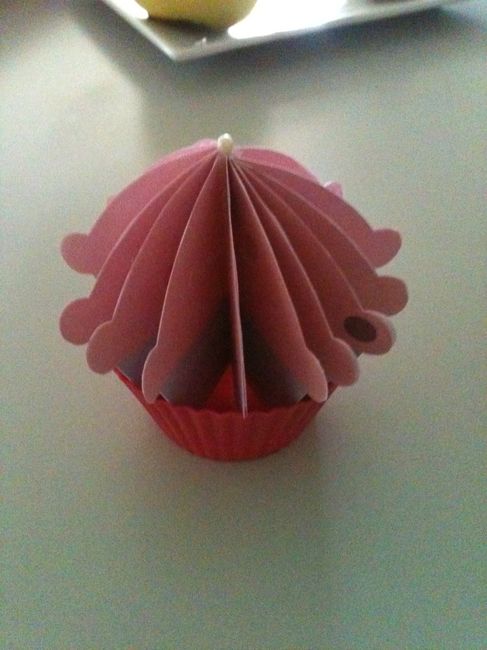 Menu cupcake DIY