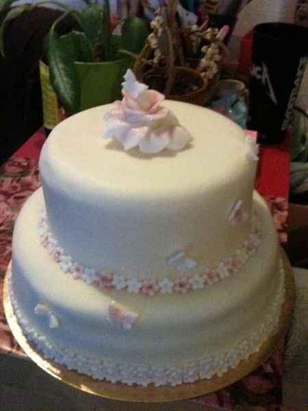 Deuxième essai de gâteau décoré