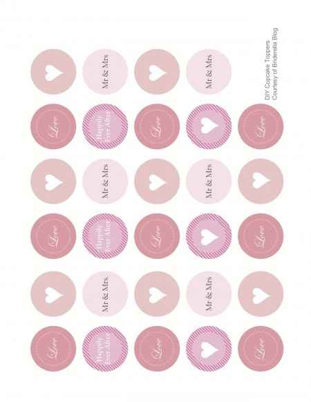 Etiquettes pour cupcakes