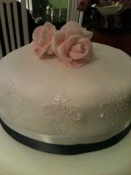 Essai pochoir wedding cake