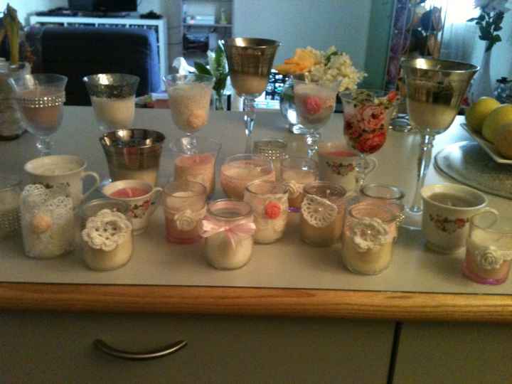 Bougies DIY