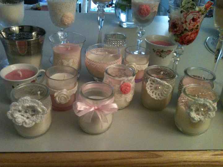 Bougies DIY