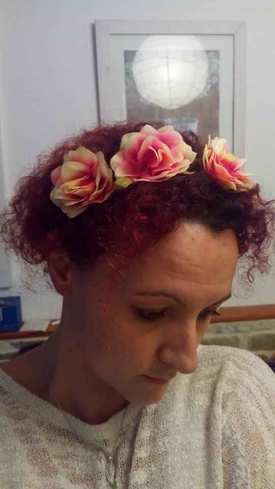 couronne de fleurs 