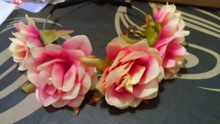 couronne de fleurs 