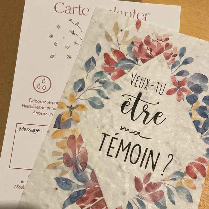 Demande à mes témoins ❤️ - 1