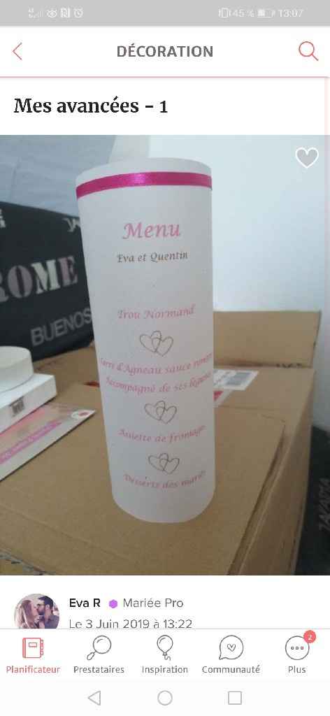 Partagez vos photos ! On continue ? étape 5 : menus - 2