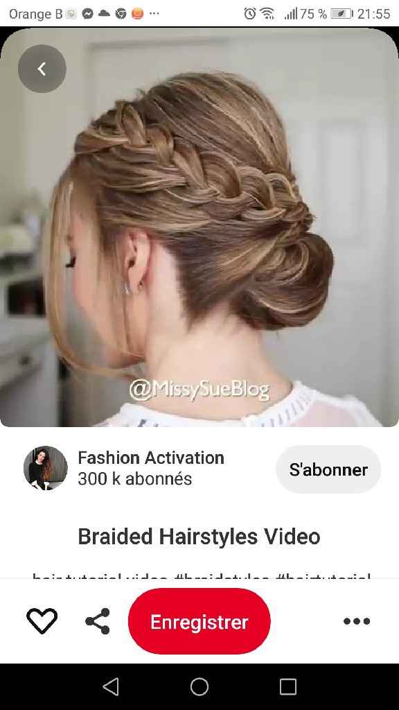 Avis chignon mariage - 1