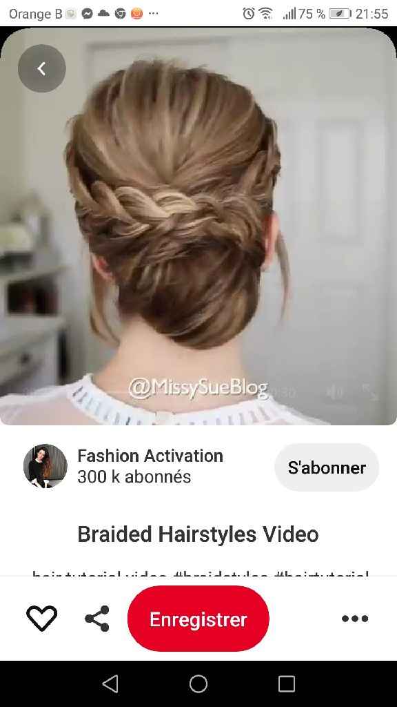 Avis chignon mariage - 2