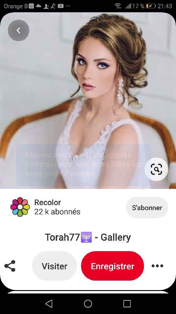 Avis chignon mariage - 1