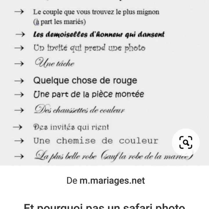 Organisation photos matin du mariage - 2