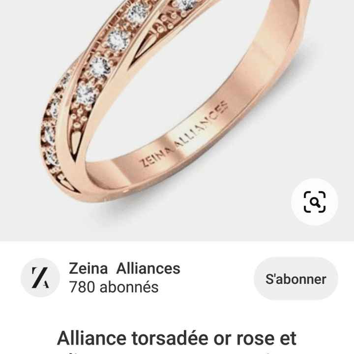 Bague de fiançailles ? Zirconium ? - 2