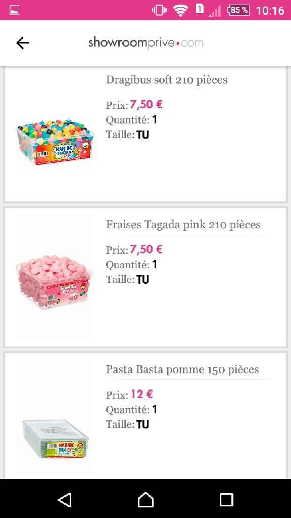 Concernant le candy bar - 1