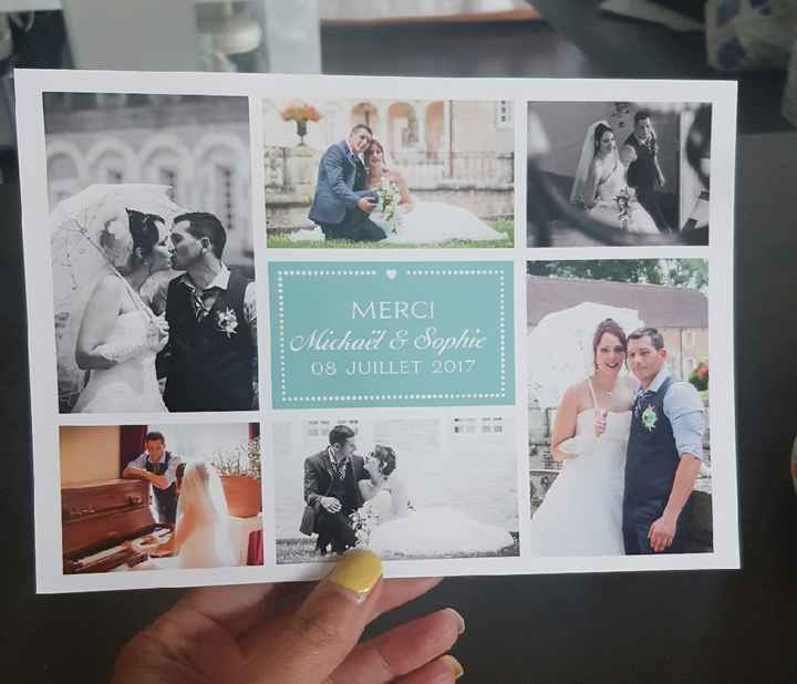  Carte de remerciement - 1