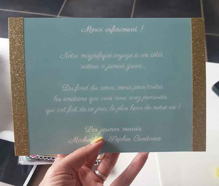  Carte de remerciement - 2