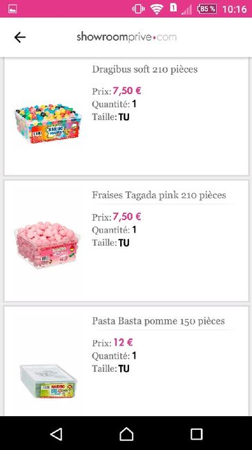 Concernant le candy bar - 1
