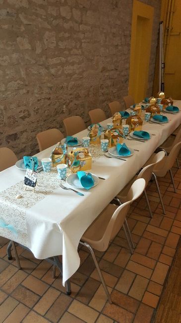 Salle prête pour le jour j tant attendu !! - 3