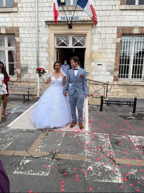 Mariage pluvieux, dans le jardin 15 mai 2021 1