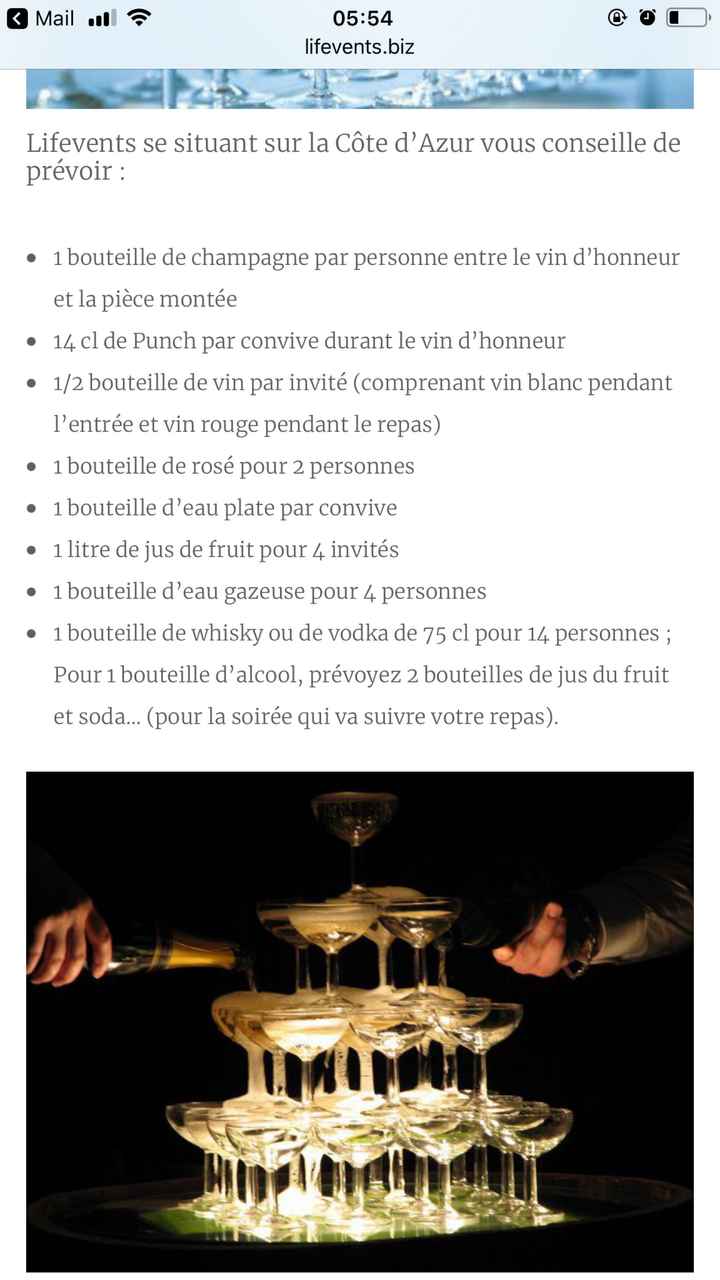 Quelle quantité de boissons as-tu prévu ? 💰 - 1