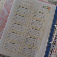 carnet des rdv avec les différents prestataires retenus