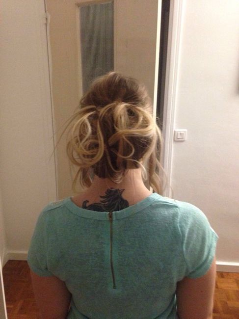 Essai coiffure avec ma temoin - 5