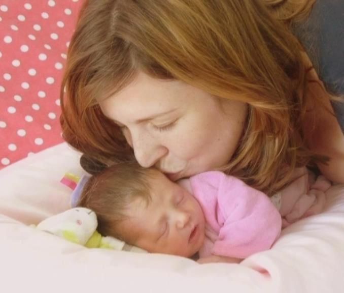 les 1er moments avec notre petite puce