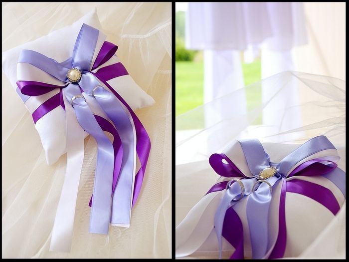 photo de nos coussin des alliances