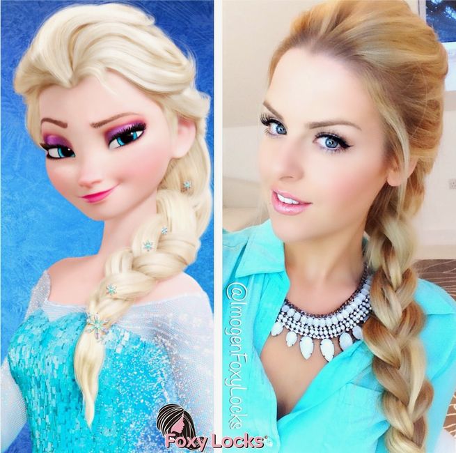 coiffure disney