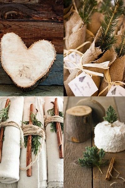 thème rustique chic (hiver)