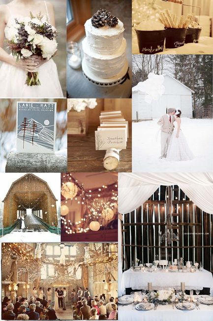 thème rustique chic (hiver)
