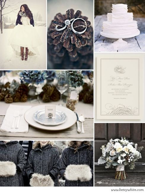thème rustique chic (hiver)