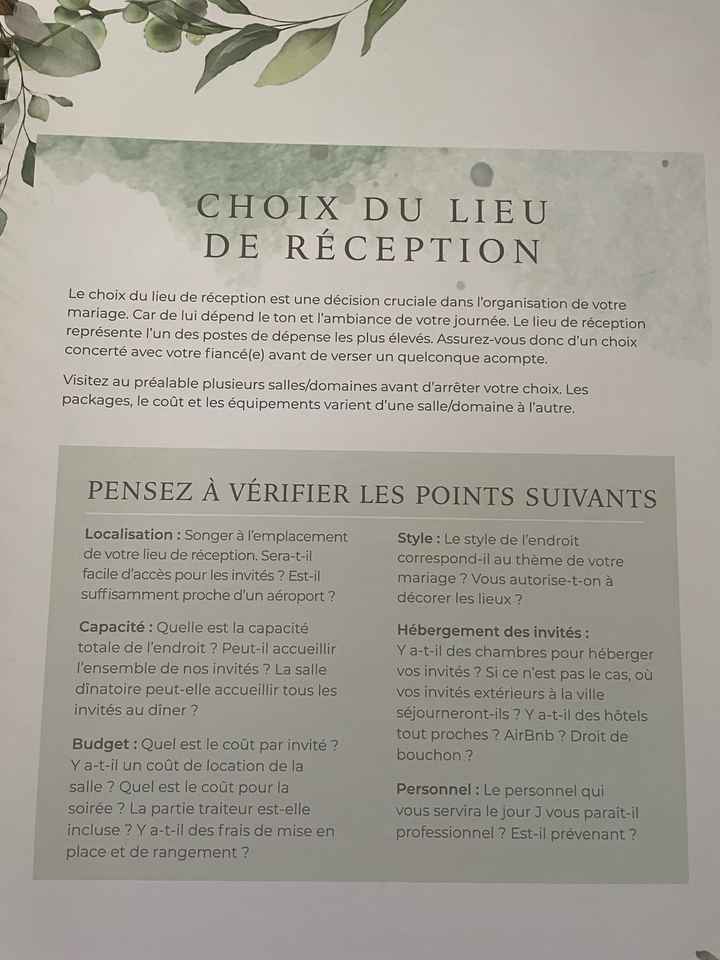 Questions pour la salle - 1