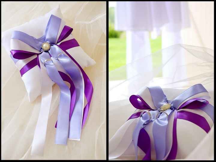 photo de nos coussin des alliances