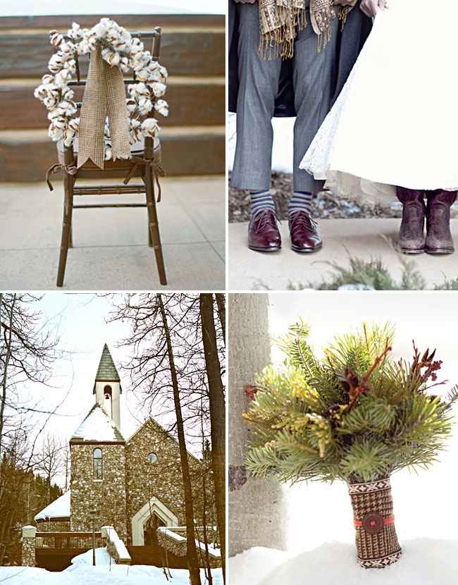 thème rustique chic (hiver)