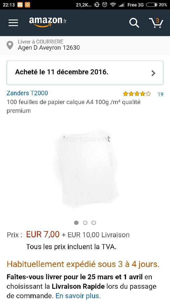 Papier calque 90g introuvable? - 1