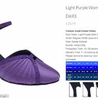 Light Purple Women Dance Shoes 