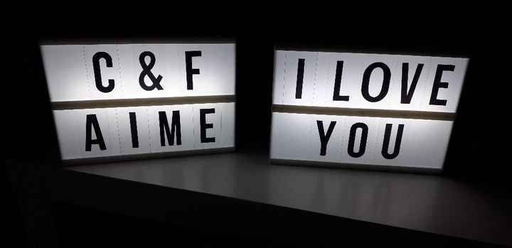 Cadre lumineux messages - 1