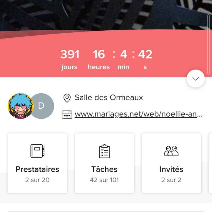 Jour j en approche - 1