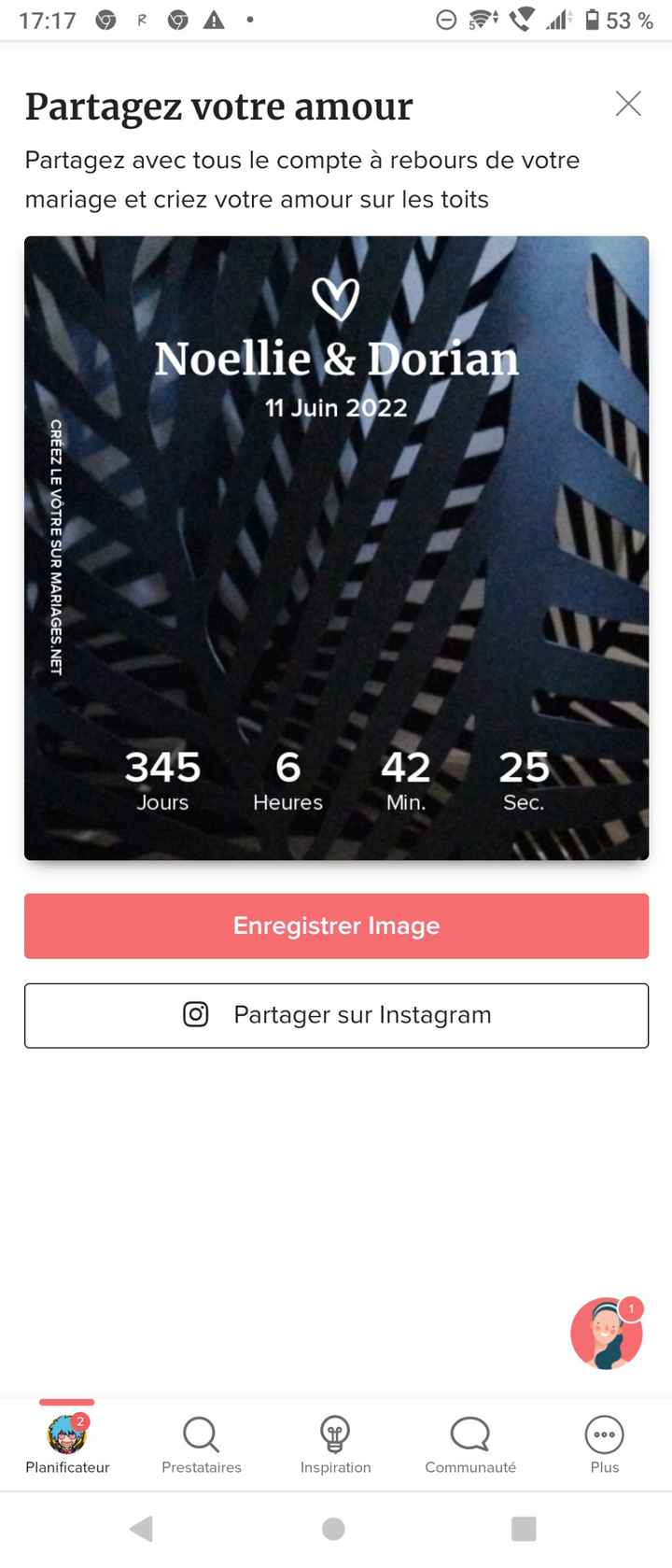 Ton mariage approche ? Le compte à rebours est lancé ! ⌚ - 1
