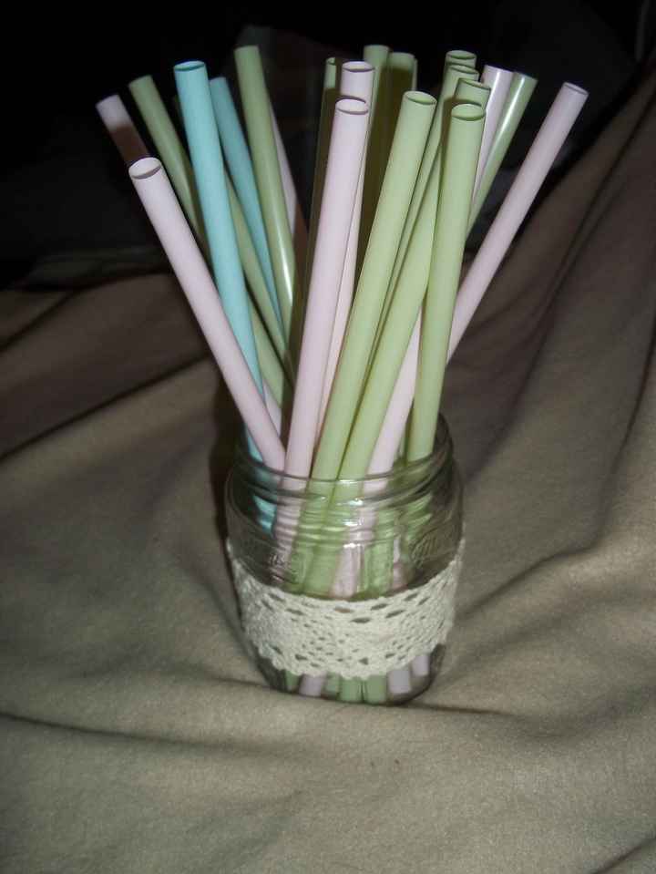 pot en verre déco dentelle